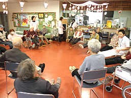 成羽デイサービスセンターでの指導